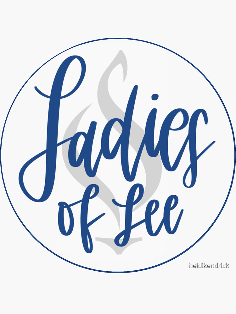 "Ladies of Lee" Sticker for Sale by heidikendrick Redbubble