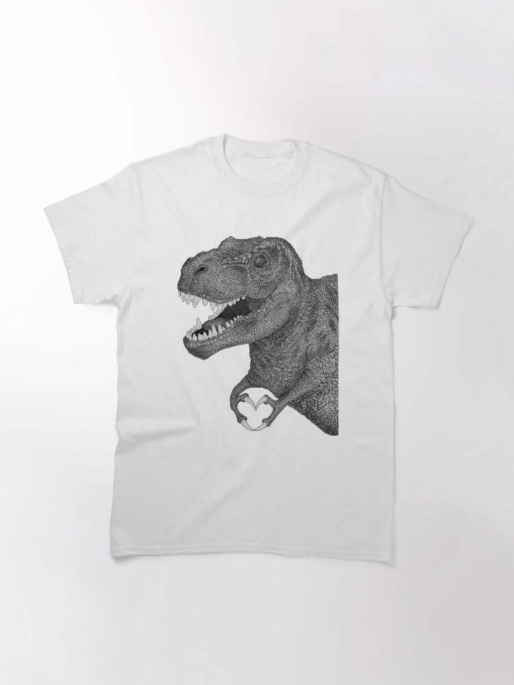 Alternate view of Dino Love Classic T-Shirt