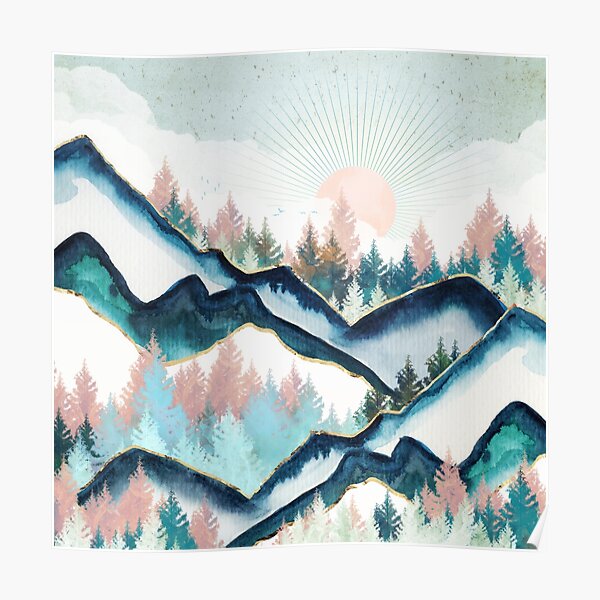 Winter Forest Poster