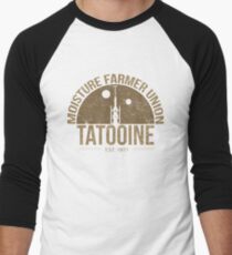 Moisture Farmer Union (brown) Baseball ¾ Sleeve T-Shirt