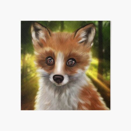 Foxy Art Board Print