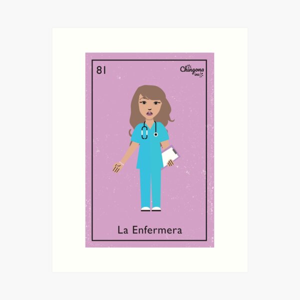 La Enfermera #2 Art Print