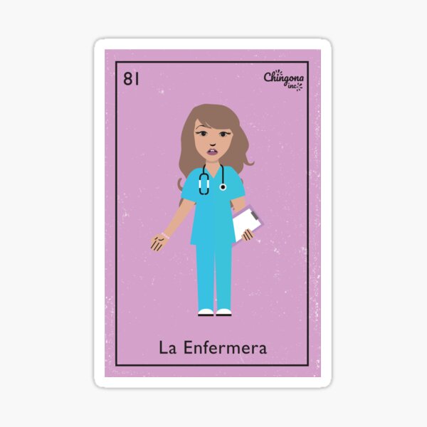 La Enfermera # 2 Pegatina