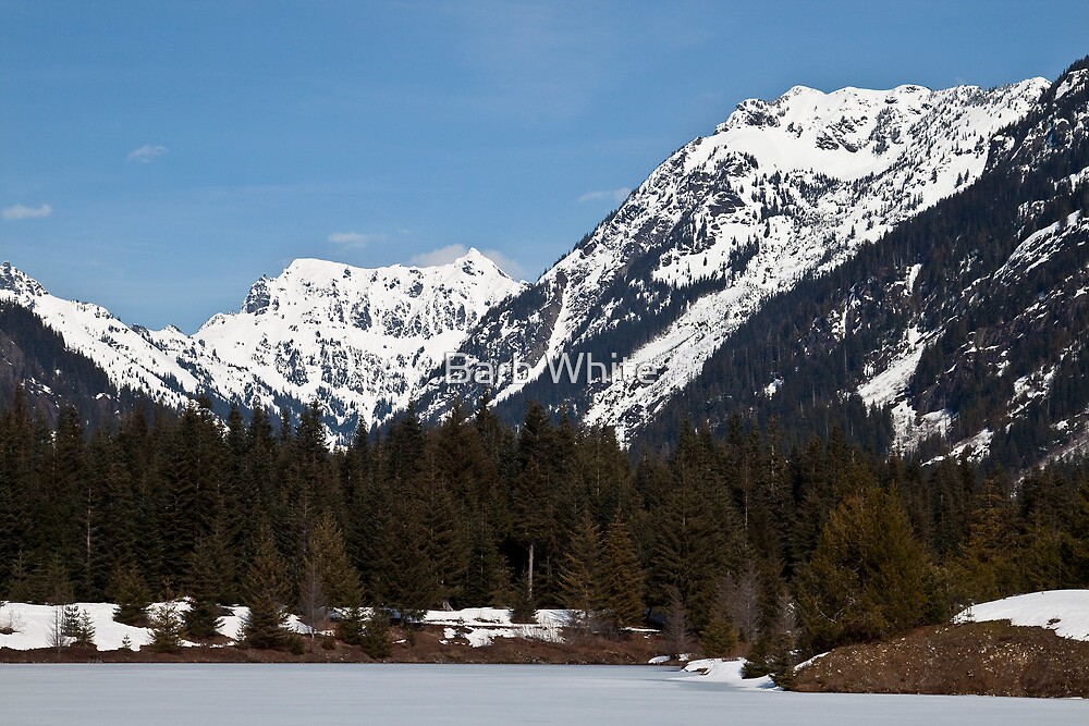 "Cascade Mountains, Snoqualmie Pass" by Barb White Redbubble