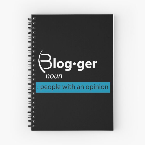 Aperçu de l'œuvre Blogger (nom) - personnes ayant une opinion créée et vendue par Bookrebels.