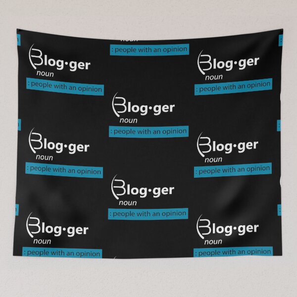 Item preview, Blogger (noun) - people with an opinion designed and sold by Bookrebels.