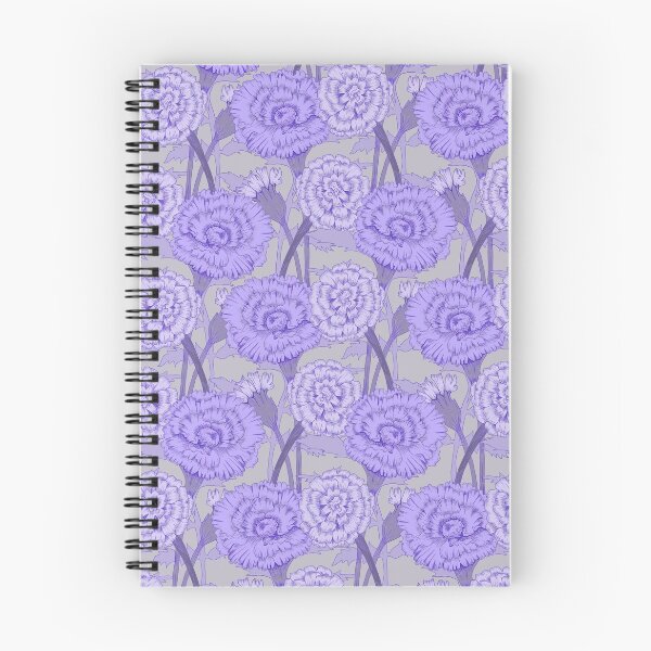 Aperçu de l'œuvre Fleurs violettes en répétition créée et vendue par FSBennett.