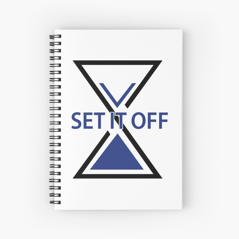 Set It Off Midnight Logo Spiral Notebook for Sale by Pandurz