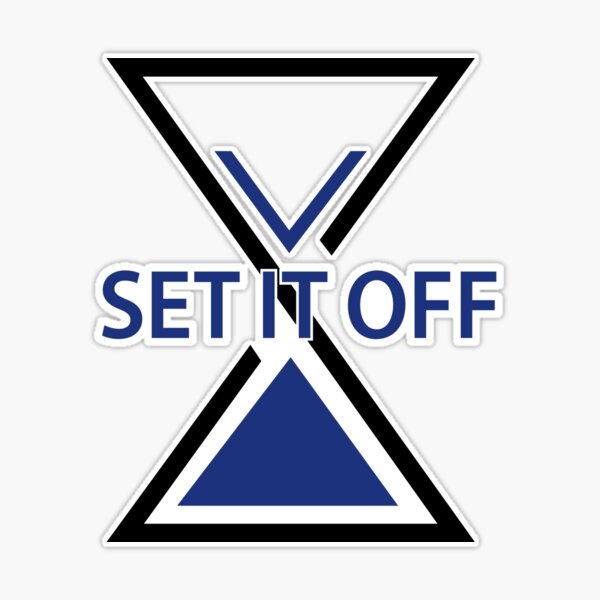 SET IT OFF Midnight Ltd Ed RARE Sticker +BONUS Punk Emo Rock Stickers!  Elsewhere