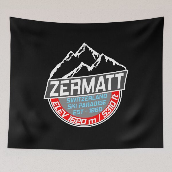 Item preview, Ski Zermatt Switzerland Matterhorn Skiing Paradise designed and sold by chriswilson111.