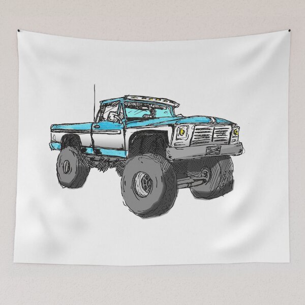 Item preview, Lifted Truck Sticker designed and sold by Michael Garber.