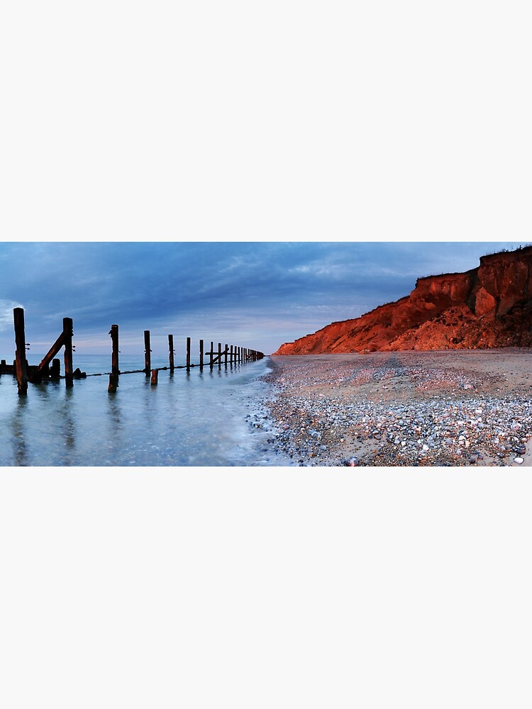 Thumbnail 3 of 3, Art Print, Cliffs on Fire, West Runton designed and sold by sjbowen.
