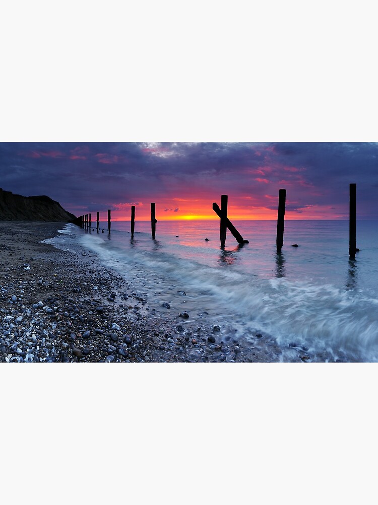 Thumbnail 3 of 3, Art Print, Sundown, West Runton designed and sold by sjbowen.
