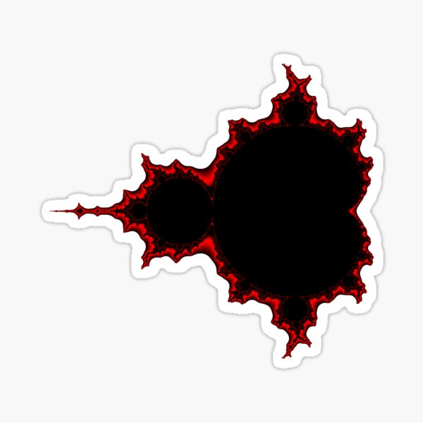 Artikel-Vorschau von Roter Umriss Mandelbrot, designt und verkauft von Rupert Russell.
