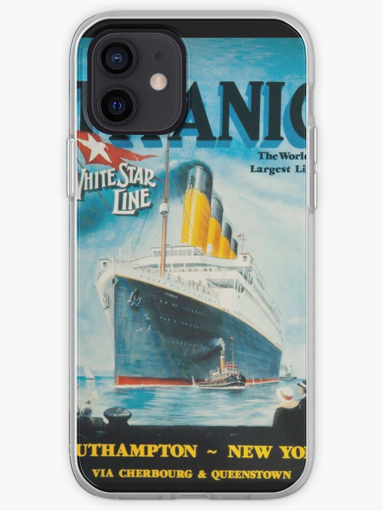 Titanic Poster Advertisement Iphone Case Cover By Dianegaddis Redbubble