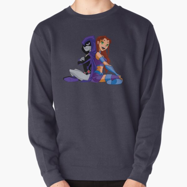 raven & starfire Pullover Sweatshirt