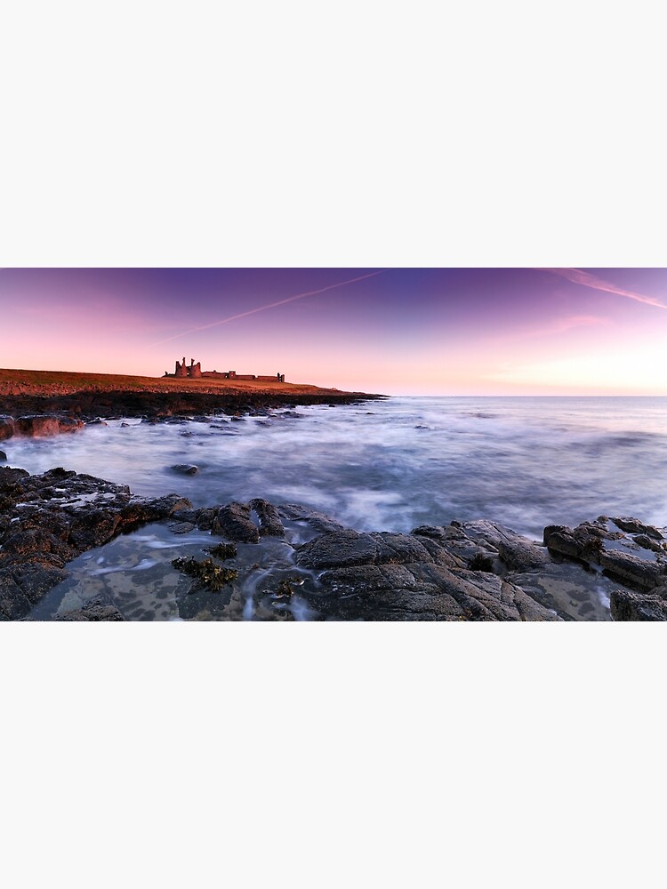 Thumbnail 3 of 3, Art Print, Dunstanburgh Castle, Dawn designed and sold by sjbowen.