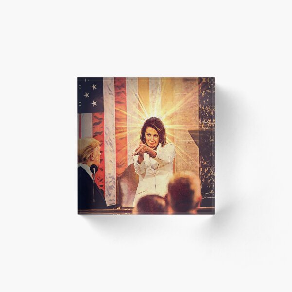Nancy Pelosi: Patron Saint of Shade Acrylic Block