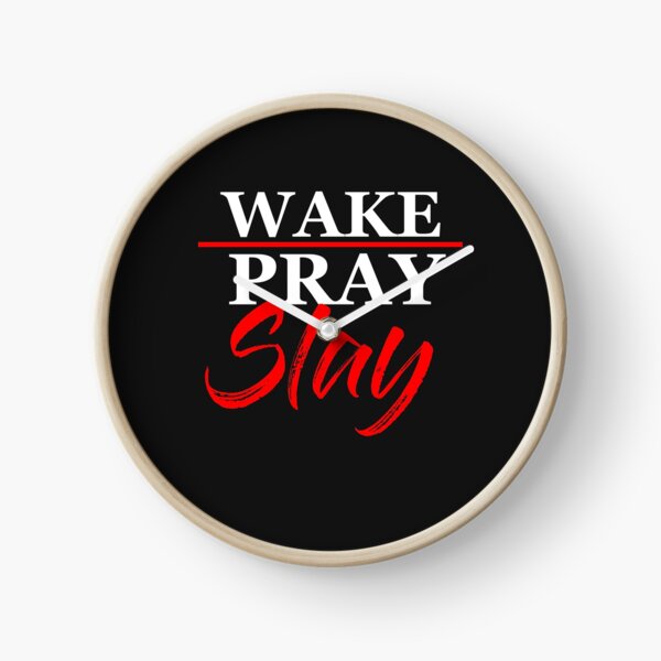 Item preview, Wake Pray Slay Christian Christianity for Men Women designed and sold by hadleydesigns.