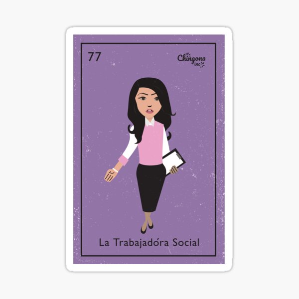 La Trabajadora Social # 2 Pegatina