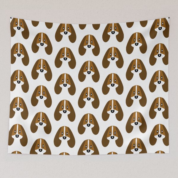 Item preview, Cute brown dog with long ear falling down designed and sold by sstusard.