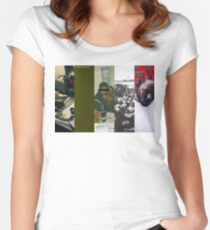 Kendrick Lamar Tailliertes Rundhals-Shirt