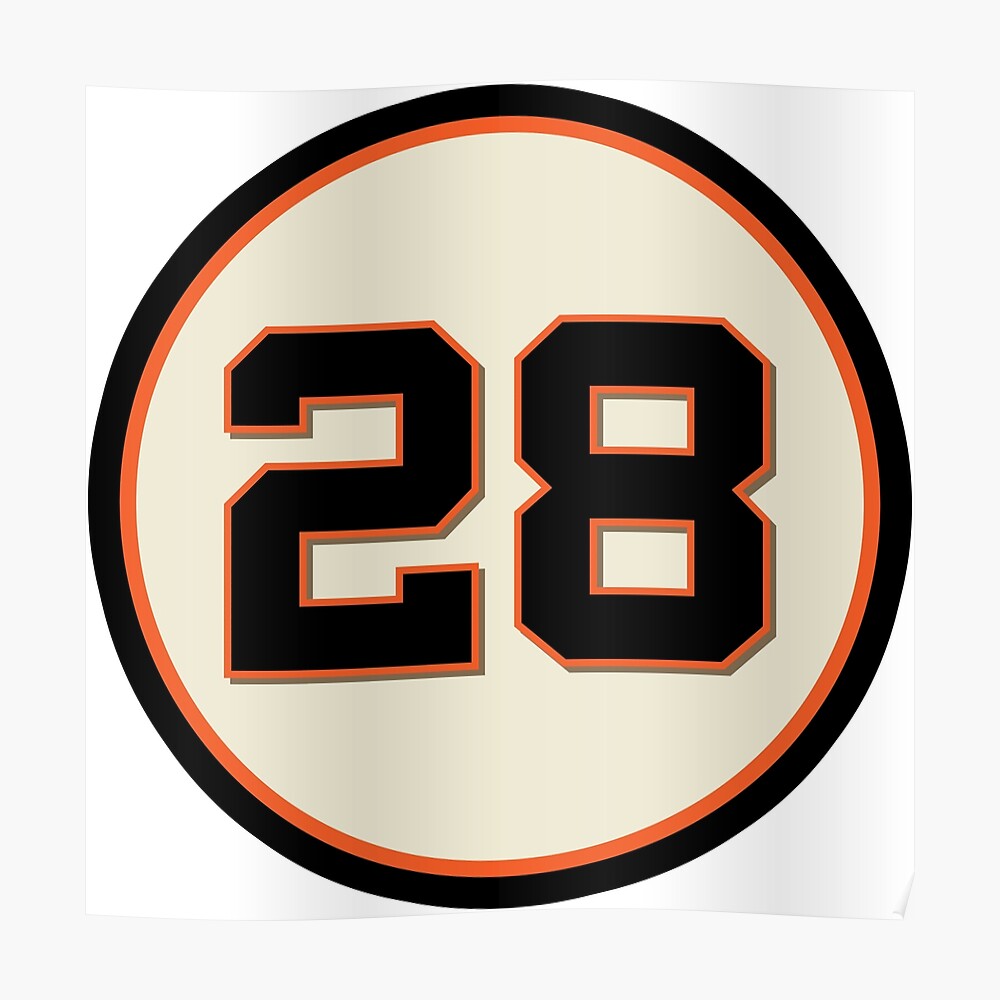 Buster Posey 28 Sticker for Sale by devinobrien
