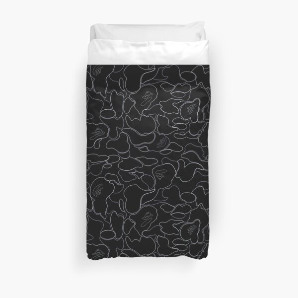 Bape noir Housse de couette