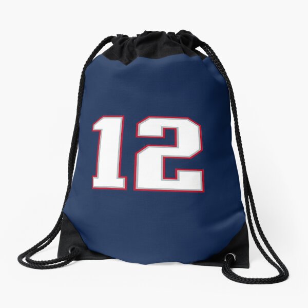 Drawstring Bags for Women & Men GUYI3 Shoulders Breathability Crazy American-football-The-GOAT-12-Posters 
