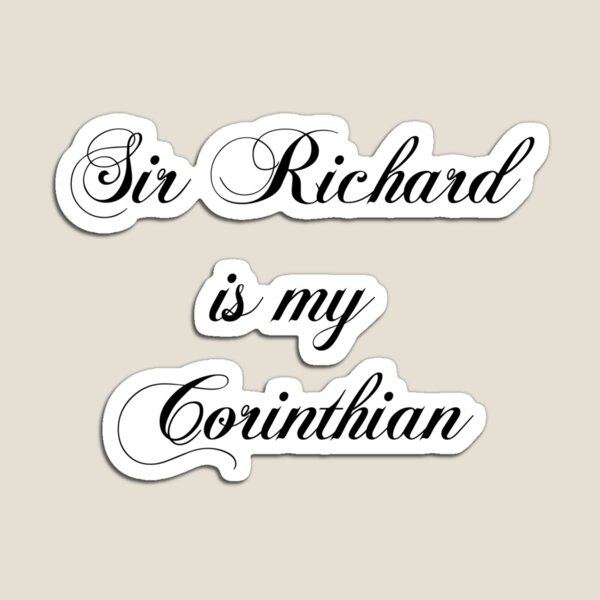 Aperçu de l'œuvre Sir Richard est mon corinthien créée et vendue par OverlordPub.