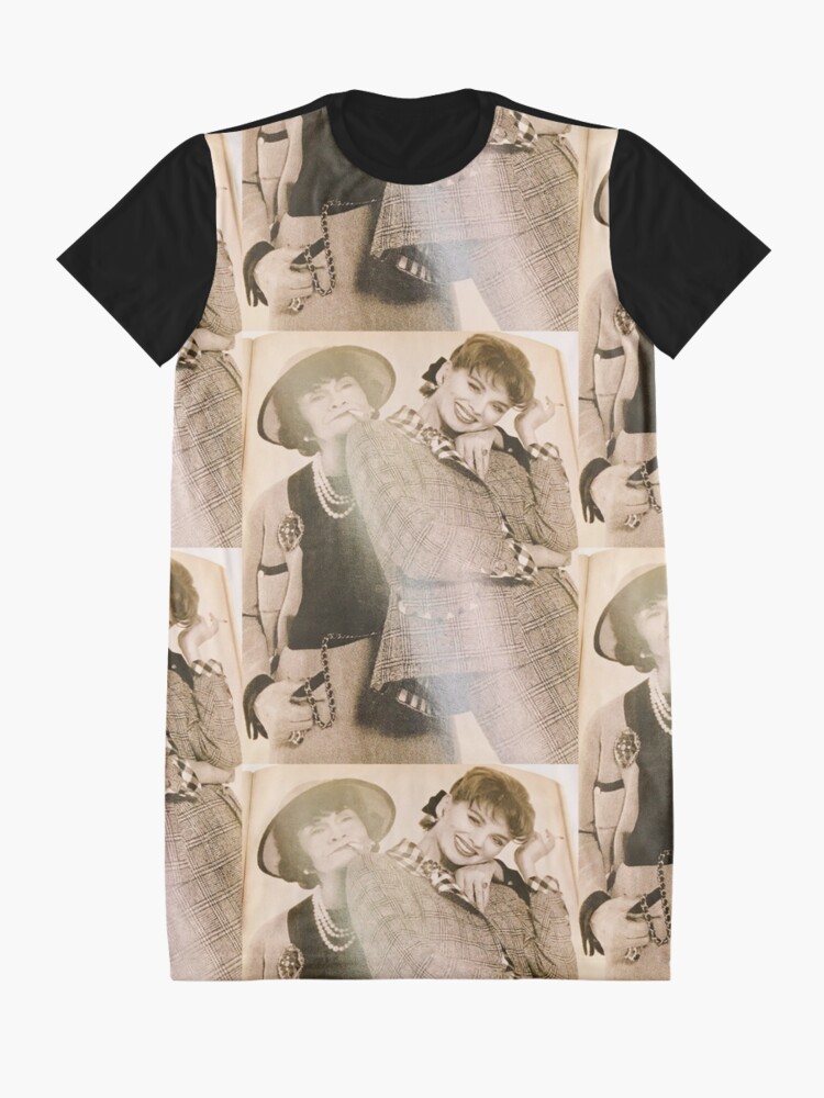 Coco Chanel and Suzy Parker Graphic T-Shirt Dress for Sale by