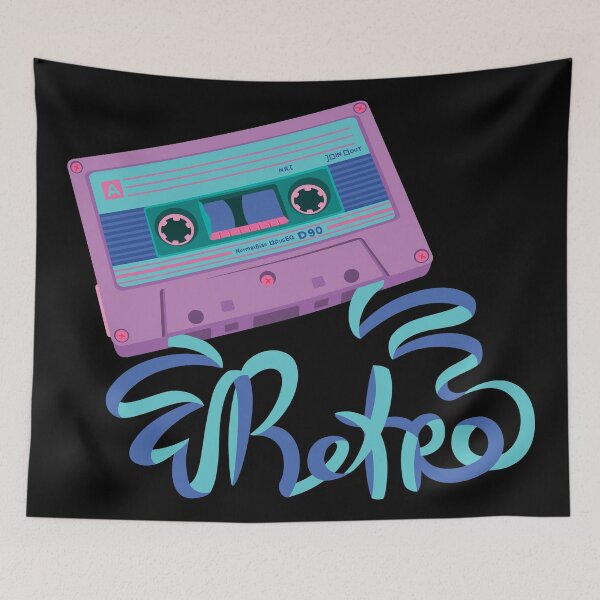 Item preview, Cassette - Retro (Colorful) designed and sold by SnoringDragon.