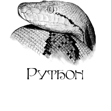Artwork thumbnail, Python - Snake - Python Shirt - Python Shirt - Python Painting - Python Drawing - Snake Gift - Snake Lovers - Python Gift by Galvanized