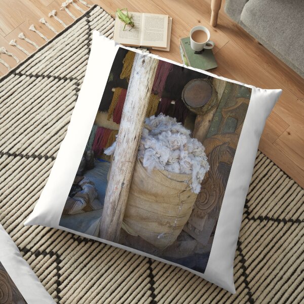 Bag of Wool Floor Pillow