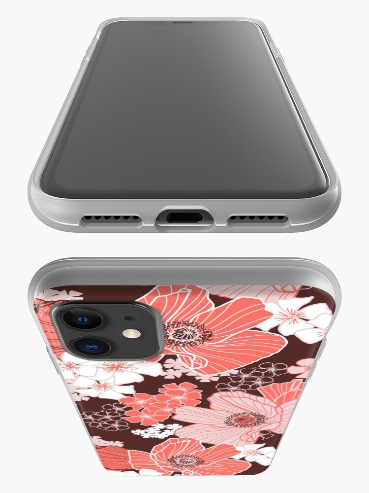 Alternate view of Coral Poppies iPhone Case & Cover