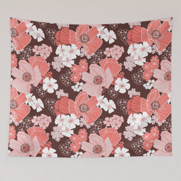 Item preview, Coral Poppies designed and sold by nadyanadya.