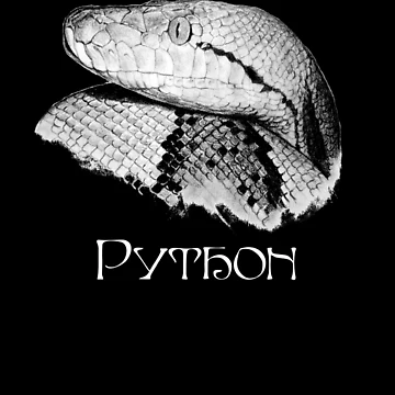 Artwork thumbnail, Python - Snake - Python Shirt - Python Shirt - Python Painting - Python Drawing - Snake Gift - Snake Lovers - Python Gift by Galvanized