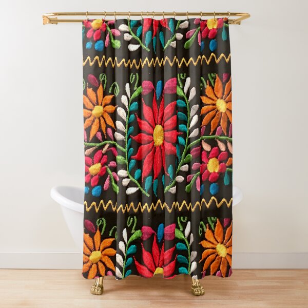 Discover Spanish Flowers | Shower Curtain