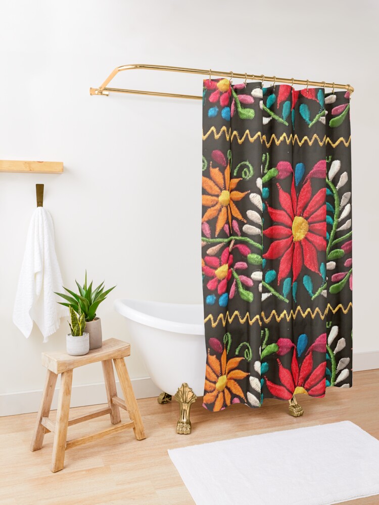 Discover Spanish Flowers | Shower Curtain