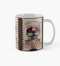 Vintage Power Free Soul Route 66 Mother Road Novelty Gifts. Classic Mug