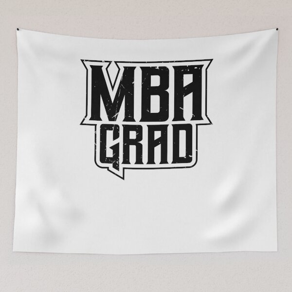 Item preview, MBA Grad (v2) designed and sold by BlueRockDesigns.