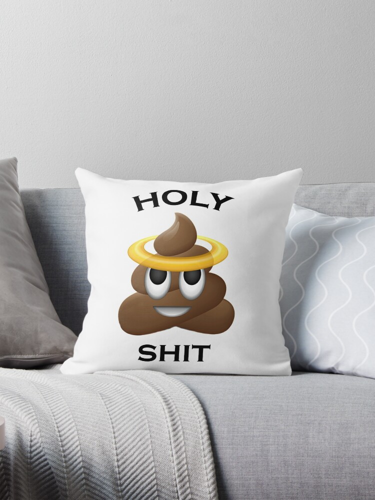 Almohada fashion de emoji caca