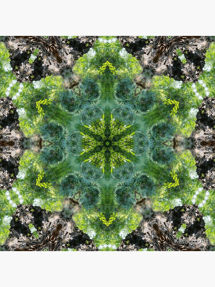 "Earth mandala" Sticker for Sale by KatScottArt | Redbubble