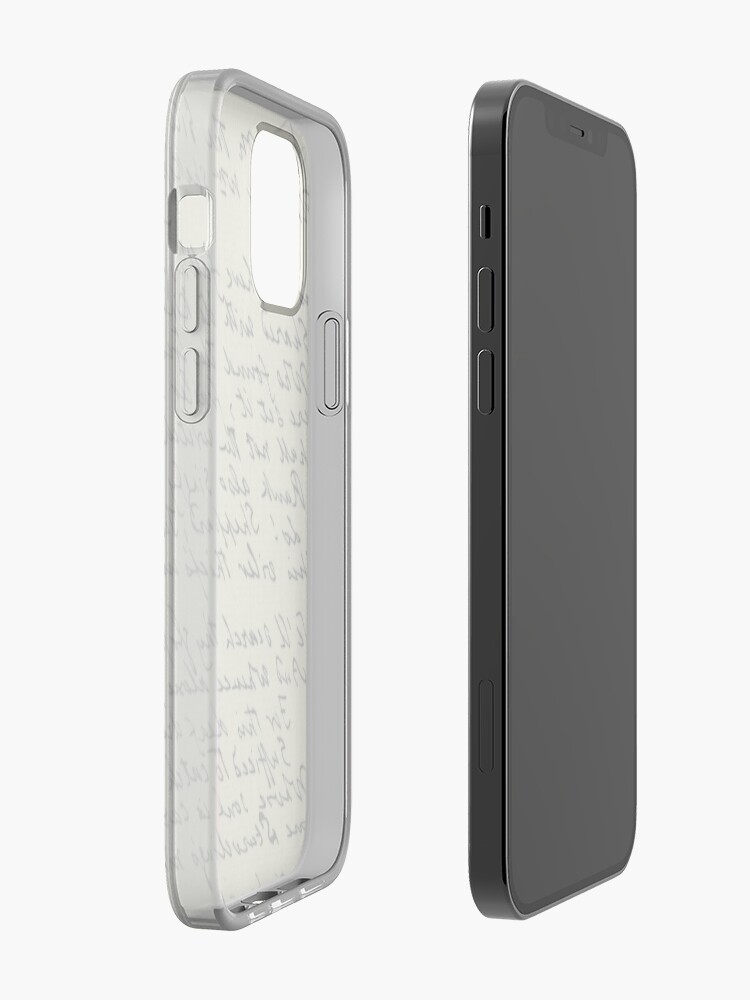 Alternate view of Literary Manuscript iPhone Case & Cover