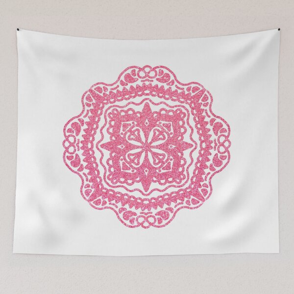 Item preview, Ilustraciones de mandala rosa brillo designed and sold by Livelifeloveart.