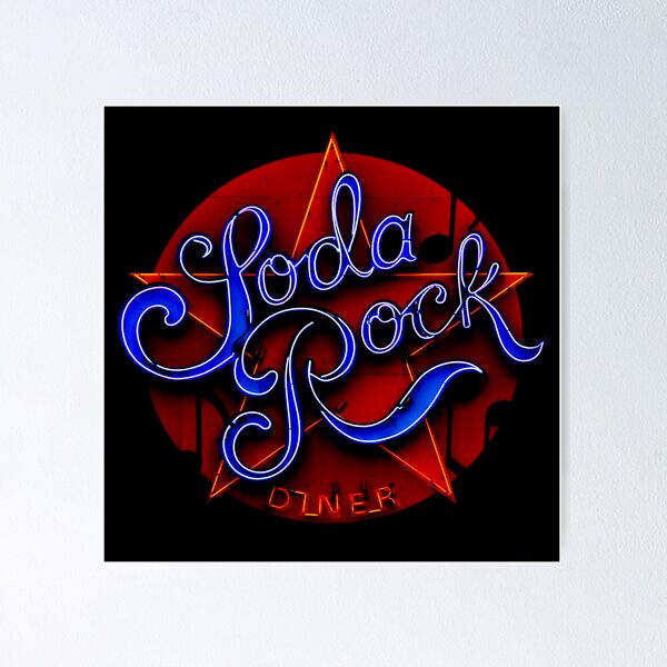 Item preview, soda rock diner retro neon sign designed and sold by mark burban.
