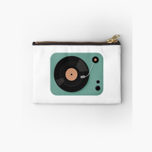 Item preview, Vintage vinyl record player illustration for music lovers, retro design with pastel colors, digital drawing. designed and sold by Dazzline Designs.