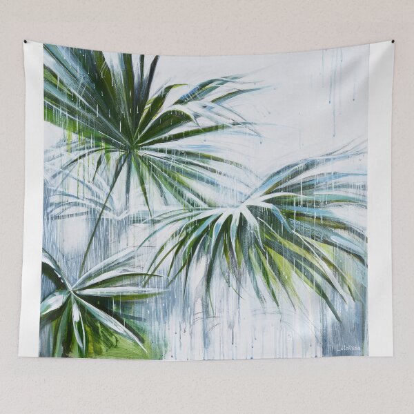 Item preview, Palm in rain palm tree designed and sold by ArtEkaterina.