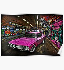 Pink Pimp Chev Poster