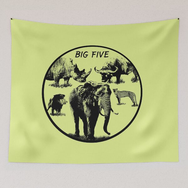 Item preview, BigFive - Africa - Kenya - Safari designed and sold by TShirtsundMehr.